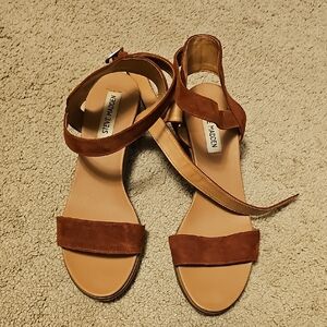 Steve Madden Women's Brown Strappy Sandals